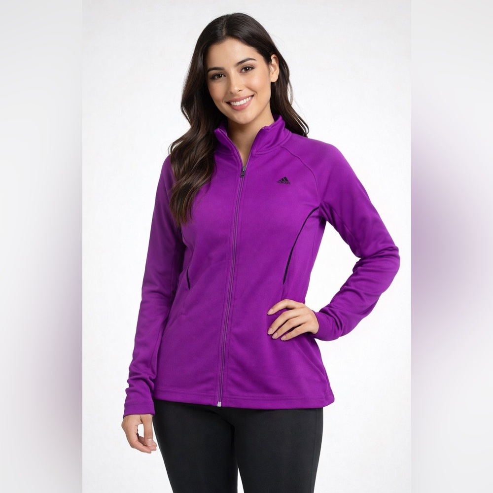 Adidas Women's Vibrant Purple Jacket